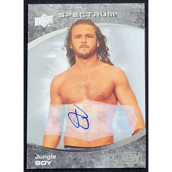 2021 UPPER DECK AEW SPECTRUMJUNGLE‎ BOY JACK PERRY AUTO AUTOGRAPH
